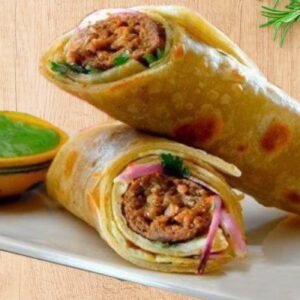 mutton tikka roll