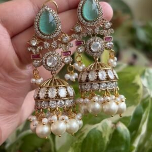 STONE JHUMKAS