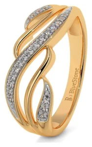 BlueStone Diamond The Alma Ring BY Vipin jewellers