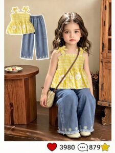 jeans top set
